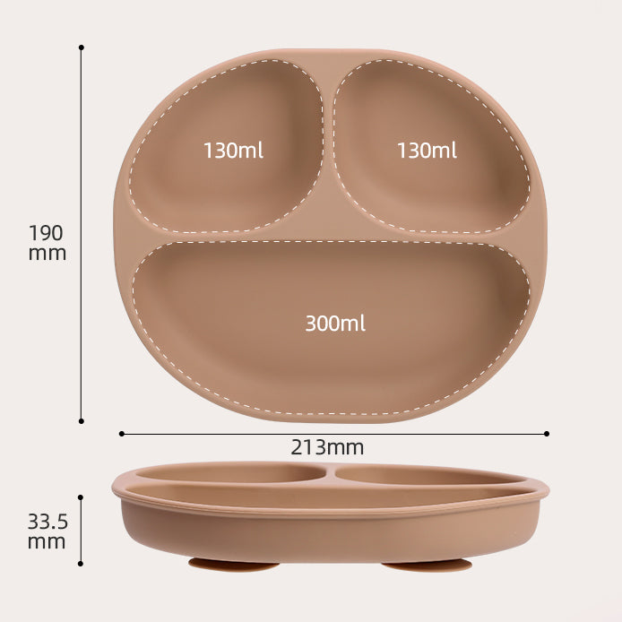 PLATO DE SILICONA CON SUCCIÓN