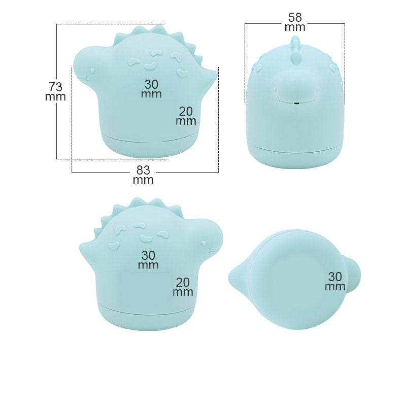 Set completo de animales de silicona para la tina, juguetes de baño sin BPA