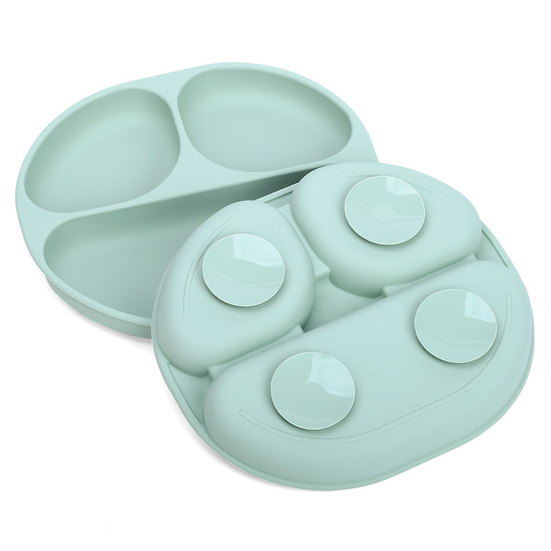 PLATO DE SILICONA CON SUCCIÓN
