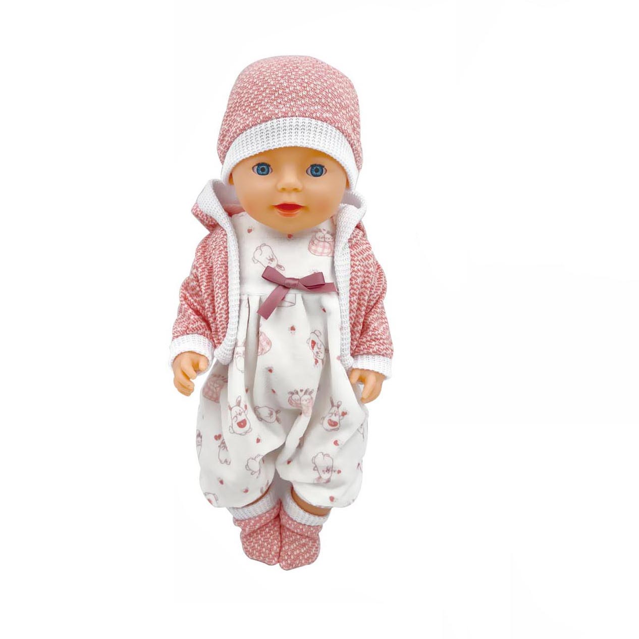 ROPA BEBÉ REBORN ROSA