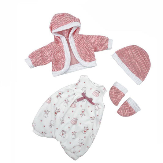 ROPA BEBÉ REBORN ROSA