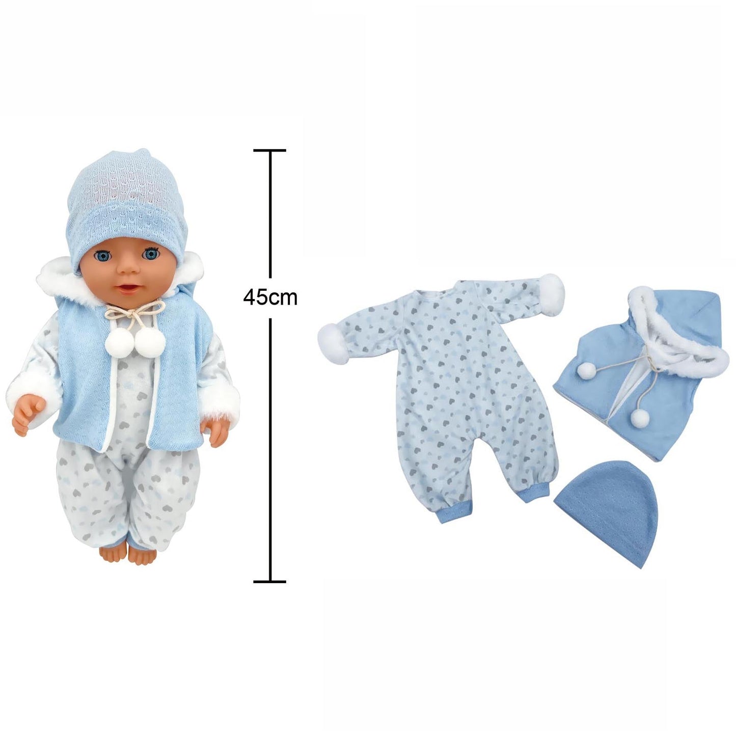 ROPA BEBÉ REBORN CELESTE