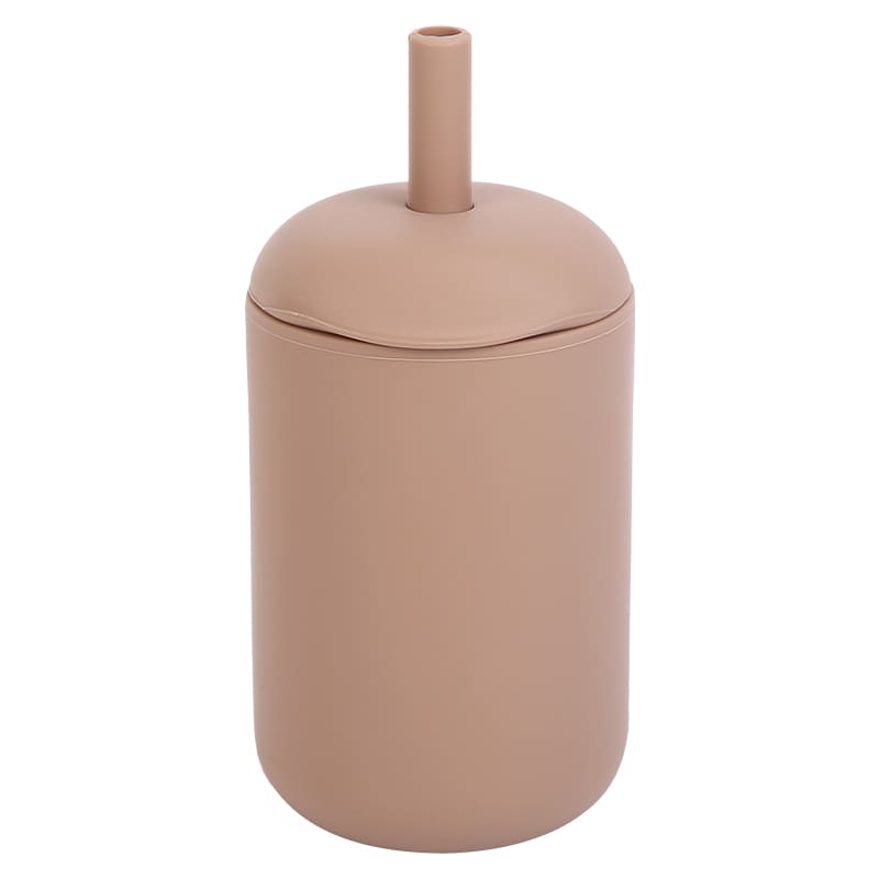 VASO CON BOMBILLA DE SILICONA